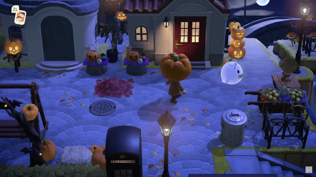 spooky halloween neighborhood